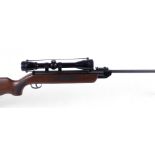 .22 Westlake break barrel air rifle, mounted 4 x 40 Sterling wide angle scope