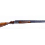 12 bore Lincoln over and under, ejector, 27¾ ins barrels, ½ & ½, 70mm chambers, engraved polished