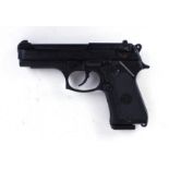 8mm Valtro Model AP92 Army blank firing semi automatic pistol, no. B96, in maker's hard plastic