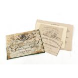 Five reproduction gunmaker's trade labels: Cogswell & Harrison, Joseph Egg, Whitworth Rifle Co., etc