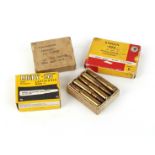 28 x 7mm (.275) Rigby and Mauser cartridges; 4 x .404 Kynoch cartridges (FAC)
