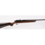 12 bore Grange Gun, bolt action, 27 ins ½ choke barrel, leather sling, no. nvn (Section 2 licence