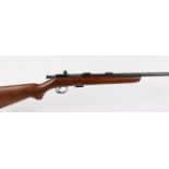 .22 BSA Sportsman Five bolt action rifle, 16,3/4 ins barrel threaded for moderator, 5 shot magazine,