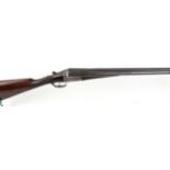 12 bore boxlock non ejector by C. Hellis & Sons, 28 ins sleeved barrels, ¾ & full, 2½ ins