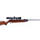 .22 Webley Excel break barrel air rifle, mounted Tasco scope, no. 828930