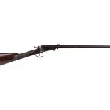 90 bore Rissack Patent needlefire Rook & Rabbit rifle, 25 ins octagonal barrel (10 groove