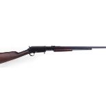 .25(rf) Marlin Model 27-S pump action rifle, 24 ins octagonal barrel stamped MARLIN FIREARMS Co.