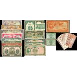 China and French Indo China, a large group of fractional and republican era notes,