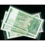 Standard Chartered Bank, a group of 30 semi lucky numbers, $10, 1.1.1990, (Pick 278c),