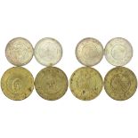 Yunnan Province, group of 4 coins consisting of: