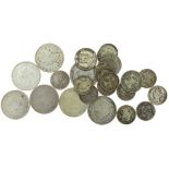 Hong Kong, group of 26 silver fraction coins,