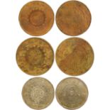 China, Szechuan Province, a group of three copper coins: (Y-448a, 449a and 450a),