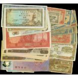 Macau and others, a mix lot of about 69 notes,