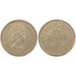 Hong Kong, MINT ERROR, 50 cents, 1971-KN,