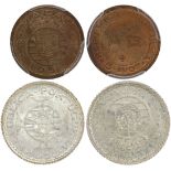 Macao, lot of 2 coins,