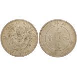 China, Chihli Province, a silver dollar, 1908, (LM-465),