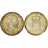 Netherland, 2.5 gulden, 1874,