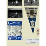 Tottenham Hotspur, a framed and glazed celebration of the 1967 FA cup final win that includes