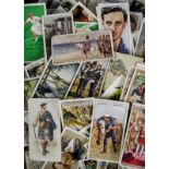 Cigarette Cards, Mixture, a collection of loose Player's cards covering numerous genres, Military,