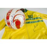 Juninho/Middlebrough, Juninho jacket, Middlesbrough retro collection medium zipped tracksuit top