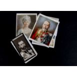 Cigarette Cards, Royalty, Players Kings & Queens of England (L size, vg) together with Will's