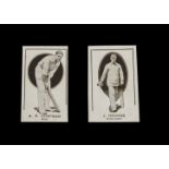 Cigarette Cards Cricket, Australia, G.G. Goode, Prominent Cricketers, two type cards, A.P. Chapman
