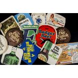 Breweriana, a vast collection of several hundred beer mats, some duplicates, many different