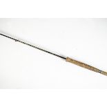 Angling Equipment, a Bruce Walker river trout rod, 8'6", # 3-6 together with rod bag and plastic