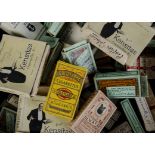 Cigarette Boxes, Mixture, a large collection of empty cigarette boxes, various manufacturers to