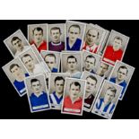 Cigarette Cards, Football, Gallaher's Famous Footballers, two part sets, green back (36 cards) and