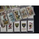 Cigarette Cards, Military, sets by Wills to include Heroic Deeds (Scissor), Arms of the British
