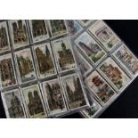 Cigarette Cards, Architecture, Wills sets to include Overseas Issue Interesting Buildings, Gems of
