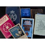 Motoring Books, a collection of motoring related books inc, RAC/AA manuals 1933/4 1959/60 Road book,