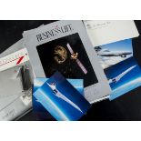 Aviation, a Concorde presentation pack inc, void tickets, labels, stationery, Menu, Inflight