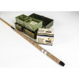 Angling Equipment, a Sealey Black arrow 2, 10' float rod in canvas bag together with a Intrepid