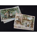 Liebig Cards, Animals & Birds, The Tit Family (part set 4/6 F599), Chasing the Butterfly (F726),