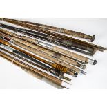 Angling Equipment, a large quantity of rod making equipment including, rods for refurbishment,