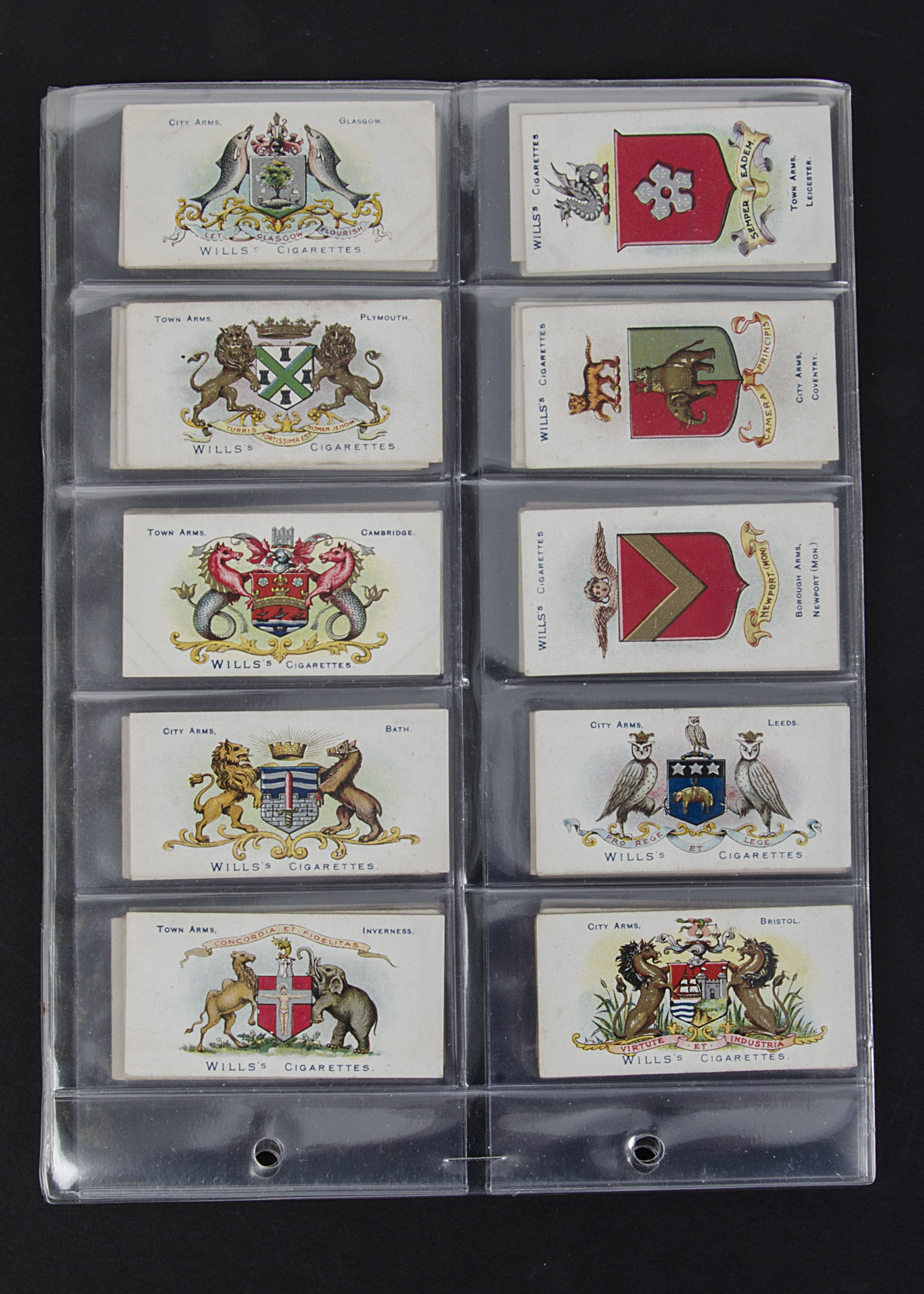 Cigarette Cards, Arms, a good collection by Wills, sets to include Arms of Foreign Cities, School