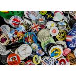 Badges, a massive collection of pin button badges, from the 1980's to present day, Advertising,