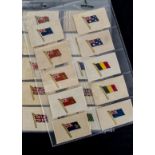 Foreign Cigarette Silks, Flags, Wills Australia, Flags of the Allies, mixture of Capital and Small