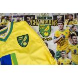 Norwich City FC, a Nigel Mansell signed and printed shirt together with two signed Championship