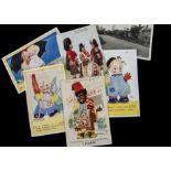 Postcards loose, a collection of approx 100 cards including Mabel Lucie Atwell, RP's village life,
