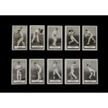 Cigarette Cards, Cricket, Gallaher, Famous Cricketers (set, 100 cards) (gd)