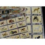 Cigarette Cards, Dogs, a further selection of sets by various Manufacturers to include Ogden's Dogs,