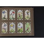 Cigarette Cards, Mixture, in three bespoke slot in hardback albums, Lambert & Butler Motor Cars,