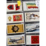 Cigarette Cards, Military, Players sets to include Aircraft of the Royal Airforce, Army Corps &