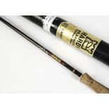 Angling Equipment, a Hardy Fred Buller graphite drifter rod, 11' ,335cm, # 5 ,together with rod