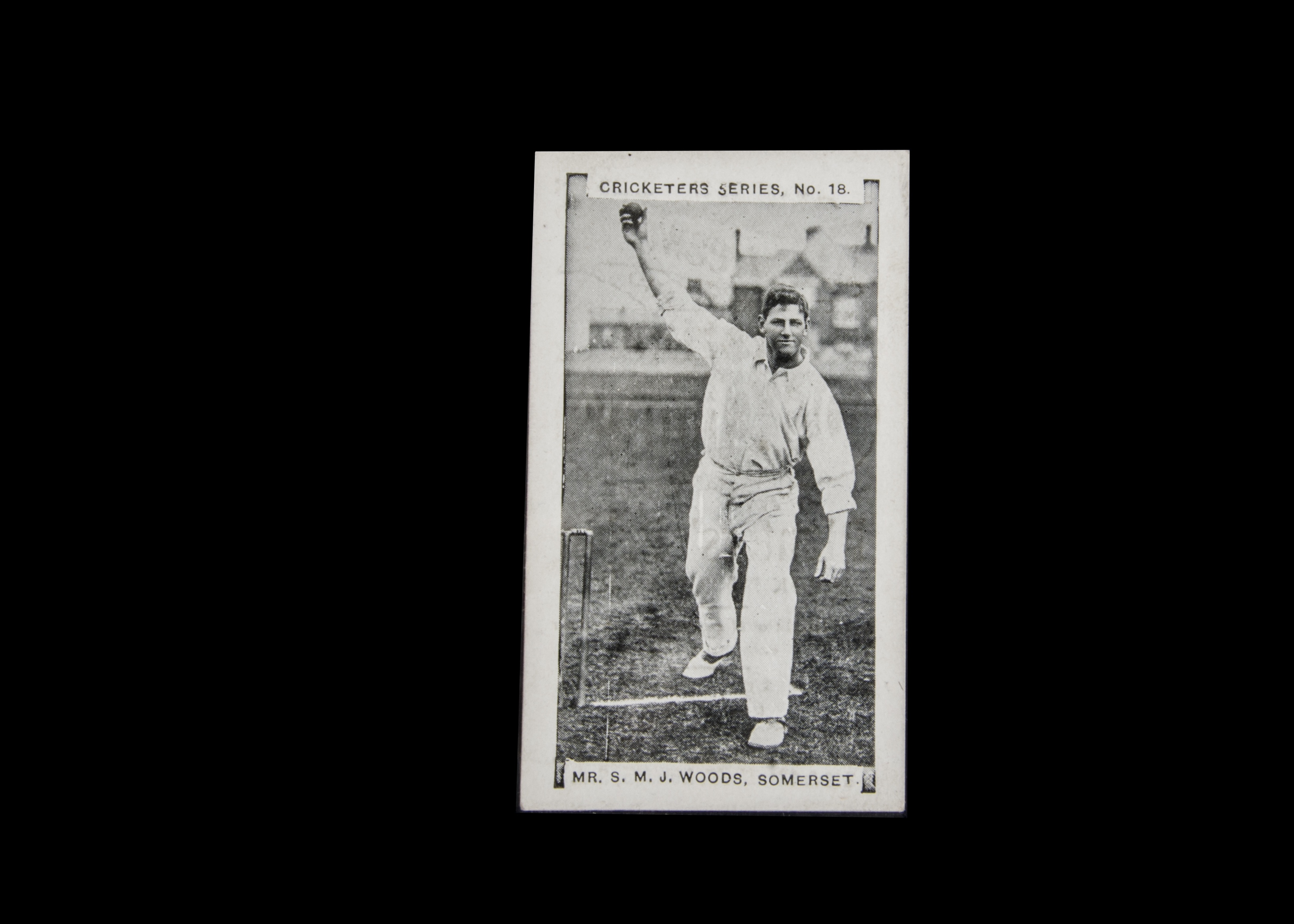 Cigarette Cards, Cricket, Charlesworth & Austin's, Cricketers Series, type card, no 18, Mr S.M.J.