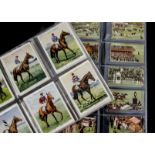 Cigarette Cards, Horse Racing, two sets by Wills, Racehorses and Jockeys 1938 (L size) and Derby Day