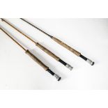 Angling Equipment, Two Hardy 'The Perfection' Palakona spilt cane trout rods,with lockfast joints, 9